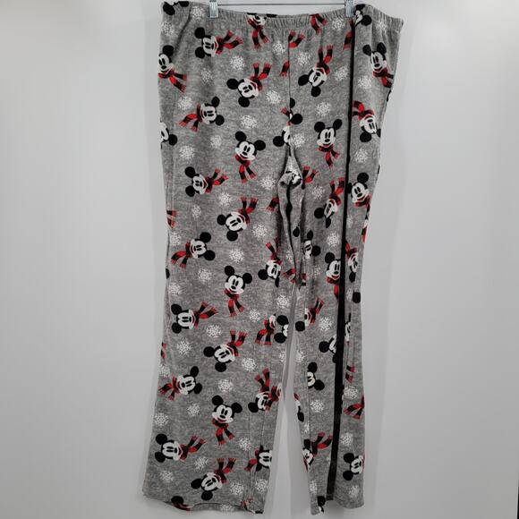 Disney Mickey Mouse pajama pants gray size 2X - Picture 1 of 4